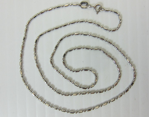 Collier chaîne blanc 14 - collier, en