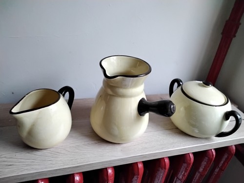Ensemble théière pot à - ,