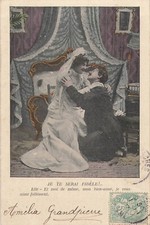 CP COUPLE MARIES DANS CHAMBRE