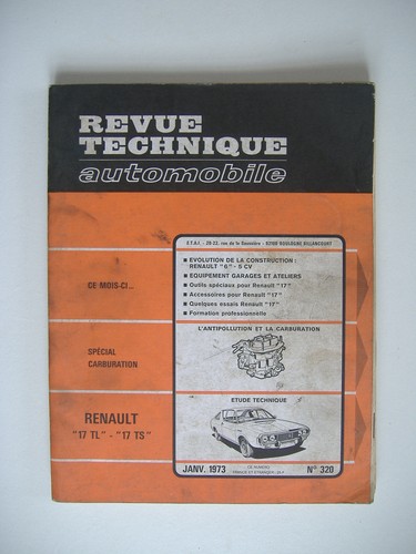 Revue technique rta renault - revue,
