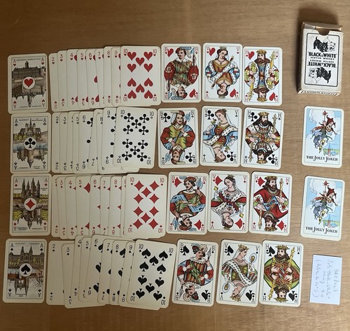 Jeu cartes vintage - de,