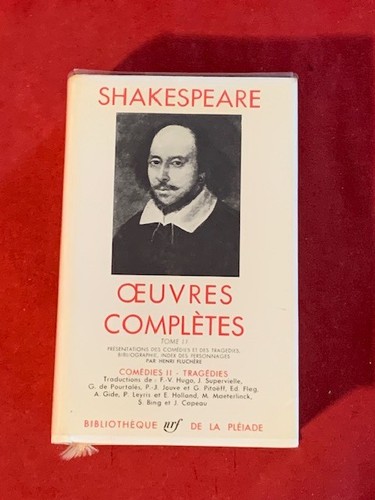 Pleiade william shakespeare - -,