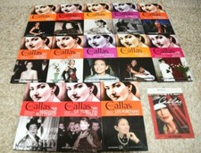 LOT 13 LIVRES CD DE MARIA CALLAS SOIT 26 CD  + DVD CALLAS FOREVER FANNY ARDANT