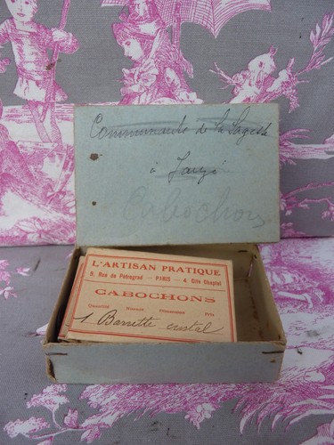 Lot cabochons anciens - 25,
