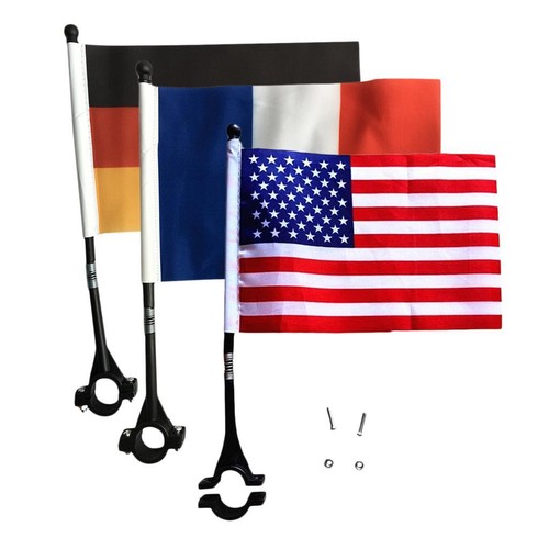 Enfants vélo guidon drapeau