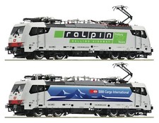 ROCO 70651 186 908-6 SBB Cargo / Ralpin / Akiem Gris Clair, Flancs Différents