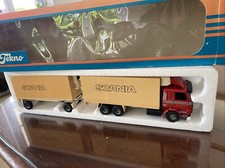 TEKNO SCANIA 143 M-450-Avec Remorque Frigorifique.En Boîte.