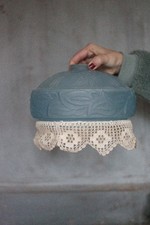 Abat-jour verre bleu 