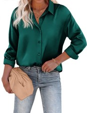 Chemisier Femme Satin Soie Col