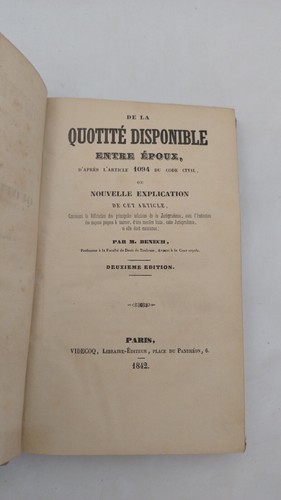 Quotité disponible - la,