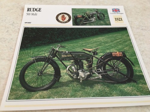 Carte moto rudge 500 - moto,