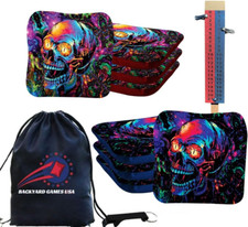 Tournament Cornhole Bags Sets of 8 Regulation Professional, Tournament Slick N S