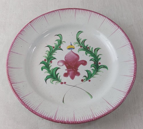 Ancienne assiette décor - ancienne,