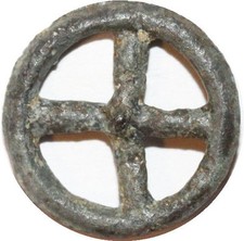 DC0907 Gauloise Gaule Rouelle 4 Rayons Bronze -100 -50 -> Faire Offre