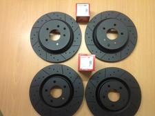 Golf Mk4 R32 Audi Tt MK1 3.2 Roadster Avant Frein Arrière Disques Noir Edition