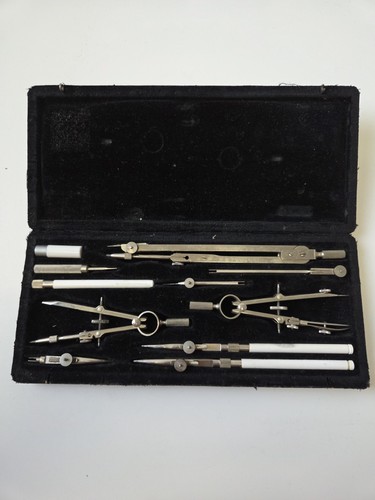 Ancien coffret compas l - ancien,