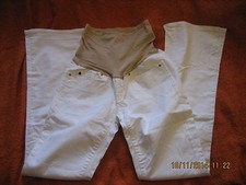 Jean blanc maternité sous