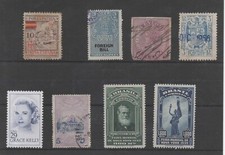 MONDE --  Lot de 8 timbres 