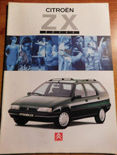 07/94 catalogue brochure publicitaire prospectus CITROEN ZX BREAK FLASH FUGUE 28