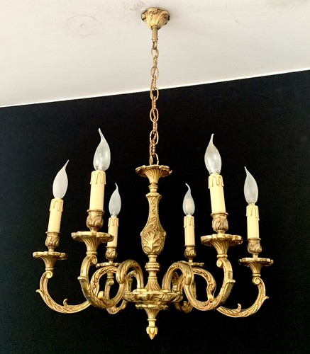 Lustre louis lum bronze - lustre,