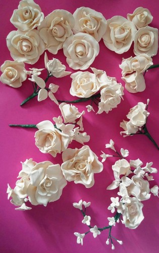 Roses sucre 10 cm - sucre, de
