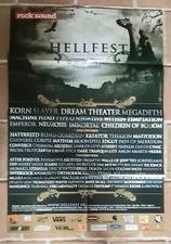 poster affiche revue magazine français rock HELLFEST 2007 82x56cm 