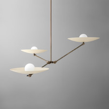 Lustre - Luminaire en laiton antique - Plafonnier moderne
