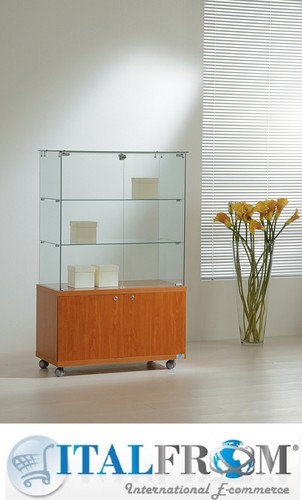 Vitrine affichage avec - vitrine, d'affichage