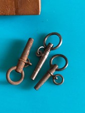 3X Anciennes Clés à Remonter