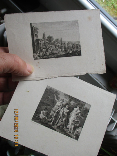 Ancienne gravure chasse à - ancienne,