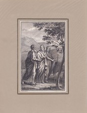 " La Disciples sur Le Voies Après Emaus " Kst. De Schuler Chez Herder 1790