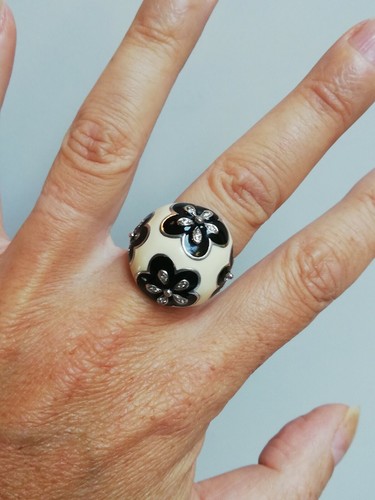 Bague ancienne argent - en,