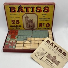 Jouet de construction BÂTISS - Boite principale n°0 - 1940/50’s - TTBE