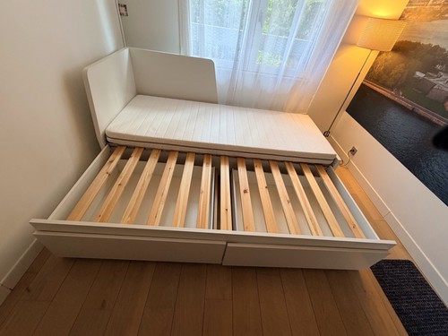 Lit gigogne ikea bois - lit,