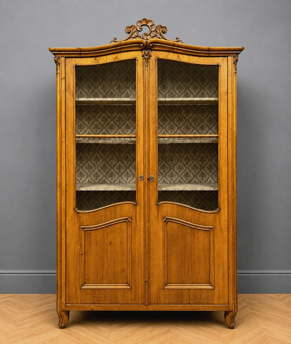 Bibliothèque vitrée style - vitrée,
