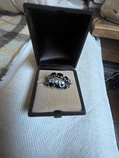 Bague ancienne saphir - ancienne,
