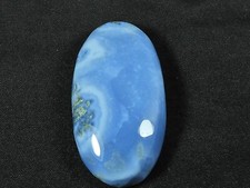 Cabochon en forme ovale opale bleue naturelle 22 x 42 x 09 mm pierre précieus...