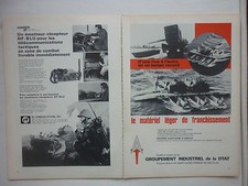 8/1971 PUB DTAT GIAT ARMEE FRANCAISE PONT FLOTTANT / RADIO HARRIS HF-BLU AD