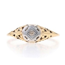 Or Jaune Diamant Art Déco