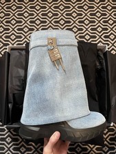 Givenchy Shark Boots In Denim - 41eu / 8us