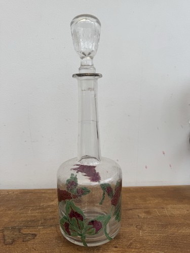 Carafe verre avec - verre, décor