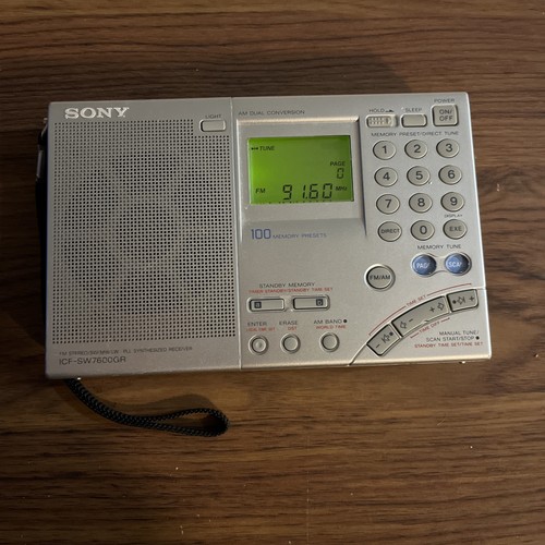 Sony icf sw7600gr - icf-sw7600gr, pll