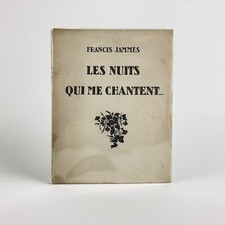 FRANCIS JAMMES : NUITS QUI ME CHANTENT . ILL. RENEFER . FLAMMARION, 1928 EO N°
