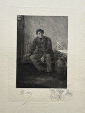 Homme Assis Lit VICTOR LOUIS