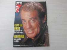 TELE 7 JOURS 1325 10.1985 BELMONDO NOBEL DOROTHEE Fr FRANCOIS ORANGINA