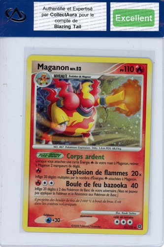 Carte pokémon maganon 102 - carte,