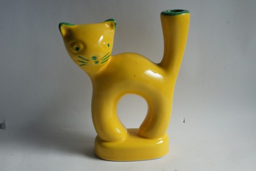 Bougeoir céramique chat les - bougeoir,