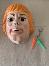 Masque MUSCLOR  et son PORTE CLES  MAITRES DE L'UNIVERS 1984