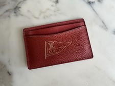 Porte-cartes en cuir Louis Vuitton AMERICA'S CUP - Edition limitée Circa 1995