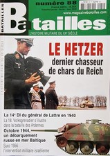 BATAILLES MAGAZINE 88 LE HETZER DERNIER CHASSEUR DE CHARS DU REICH